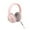 Pink, variant on Headworn Games, Esports, Wired Headphones, Computer Laptops, Earphones, Eating Chickens, Listening to Sound, Positioning, Led Lights, Atmosphere Lights