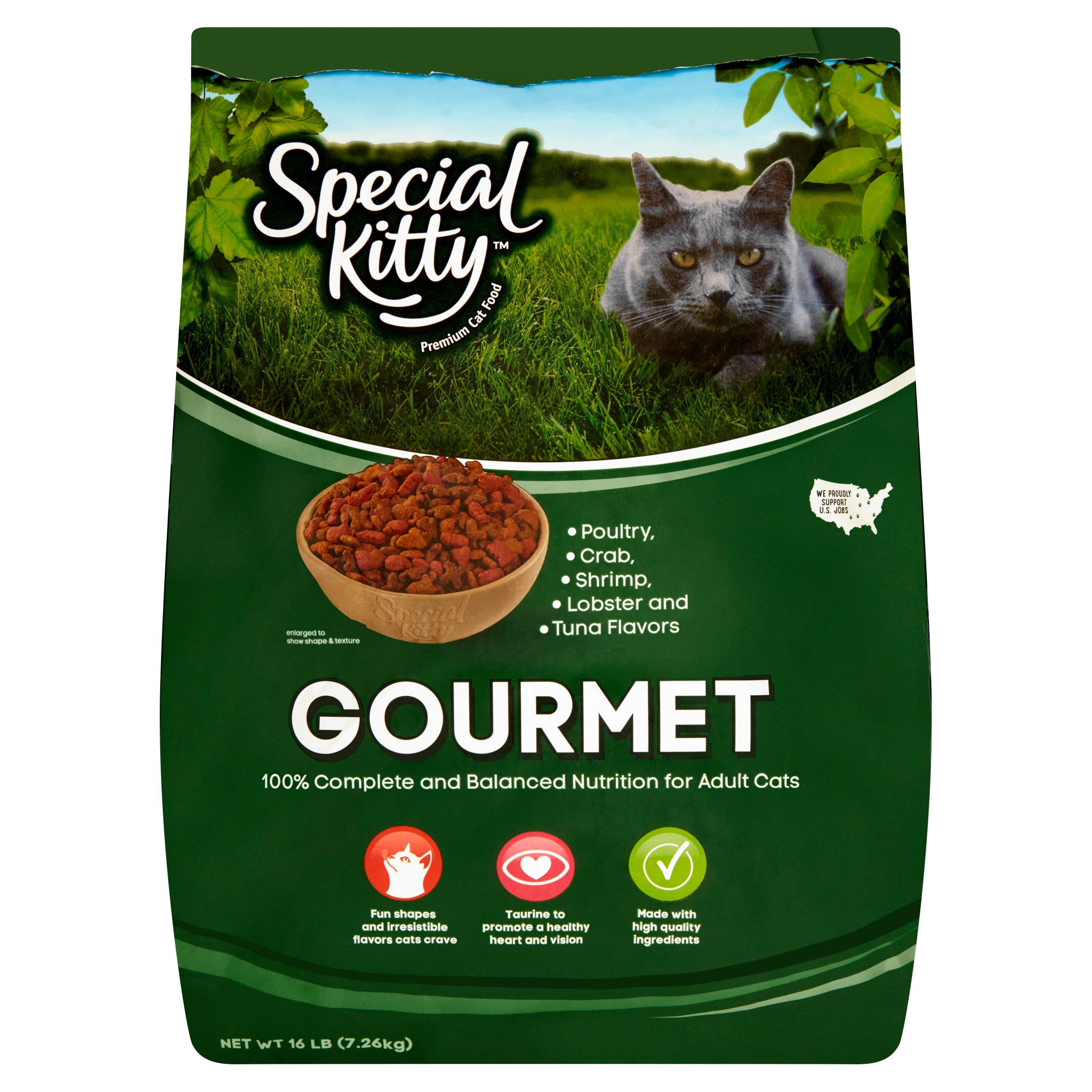 special kitty cat food at walmart