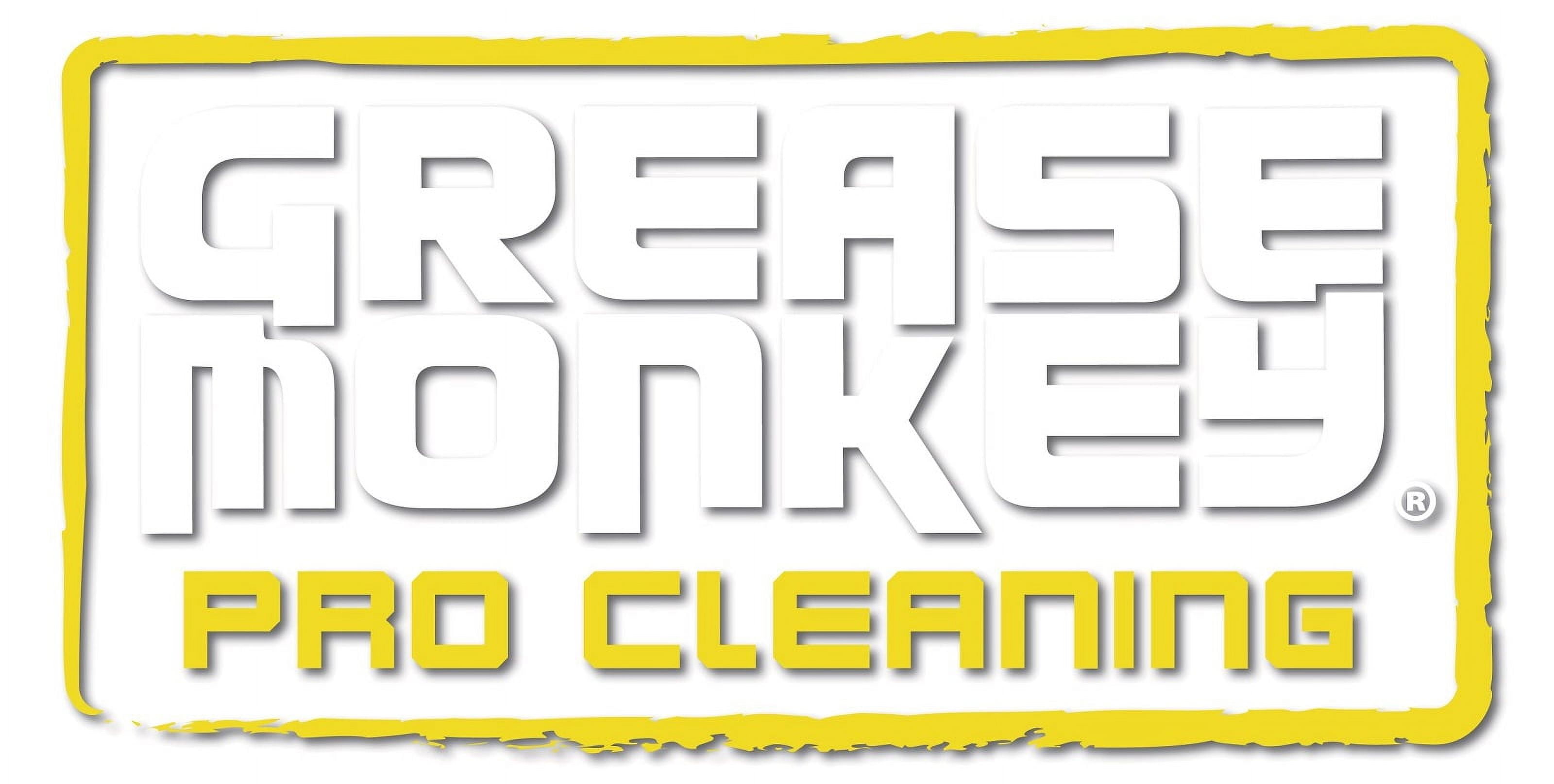 (4 pack) Grease Monkey Pro Cleaning, Disposable Nitrile Gloves, Blue, 50 Count Traction Grip, Male, Large