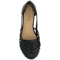 thumbnail image 5 of Journee Womens Ekko Slip On Round Toe Flat Sandals, Widths Available, 5 of 9
