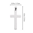 thumbnail image 2 of 3pcs Simple Croix Pendentifs Décoratifs Collier Croix Pendentifs Accessoires, 2 of 8