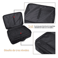 thumbnail image 3 of Estuche De Maquillaje De Viaje  negro, 3 of 5