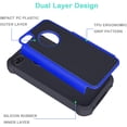 thumbnail image 5 of iPhone 4S Case, iPhone 4 Cover, Jeylly Shock Absorbing Hard Outer + Rubber Silicone Inner Scratch Defender, 5 of 5