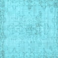 thumbnail image 1 of Ahgly Company Indoor Square Persian Light Blue Traditional Area Rugs, 3' Square, 1 of 4