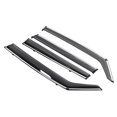 thumbnail image 3 of 4Pcs Smoke Window Visor Vent Sun Shade Rain Guard Deflector for Jeep Renegade 2016-2019, 3 of 8