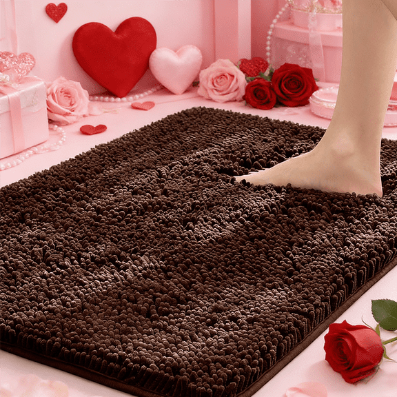 Super Absorbent Door Mat Indoor, Microfiber Quick Dry Chenille Entryway Rug, Non-Slip Front Door Mat,  Machine Washable Pet Rug, Home Decor Accessories.