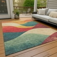 thumbnail image 4 of Dalyn Rugs Machine Washable Indoor/Outdoor Chantille ACN2184 Orange 9' x 12' Rug, 4 of 9