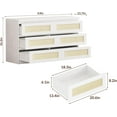 thumbnail image 2 of Commode en Rotin à 6 Tiroirs pour Chambre, Rangement de Placard, Meuble TV Ou Organisateur d'Entrée, 2 of 6