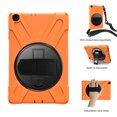 thumbnail image 6 of XYX Case for Samsung Galaxy Tab A 10.1 2019 SM-T510/SM-T515 with 360 Degree Rotating, Hand Strap, Shoulder Strap, Orange, 6 of 7