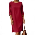 thumbnail image 5 of Antinious Ladies Summer Solid Lightweight Breathable Daily Versatile Dress, 5 of 5