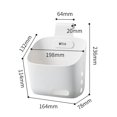thumbnail image 4 of SAYOO , cesta colgante pequeña multifuncional para baño, cesta de almacenamiento para cocina, organizador de plástico para artículos diversos colgantes SAYOO  moderno, 4 of 8