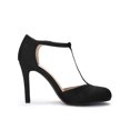 thumbnail image 3 of BLISSFUL STEP Women's Mary Jane Stiletto Heel T-Strap Dress Pumps Black 7, 3 of 7
