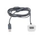 thumbnail image 1 of Cable Carga USB Doble Anillo Magnético 1 8 M para El Controlador Xbox 360 (gris), 1 of 8