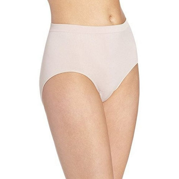 Bali Women's Comfort Revolution Brief Panty 3-Pack 6-7, Soft Taupe
