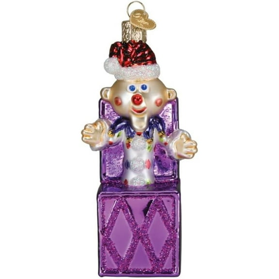 Old World Christmas Charlie-in-The-Box Glass Hanging Ornament
