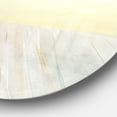 thumbnail image 2 of Designart 'Seaside Morning no Window' Nautical & Coastal Metal Circle Wall Art, 2 of 3
