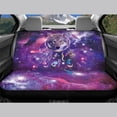 thumbnail image 3 of FUIALDOLG Galaxy Wolf Dreamcatcher Rear Bench Seat Covers for Cars, 2 Piece Dustproof Back Seat Covers Easy to Install Durable Bench Covers for Auto Interior, 3 of 4