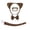 Brown%GC100, variant on SJLDQY Carnival Unisex Boys Girls Leopard Dress Up Fashion Hairband Accessories Outfits Party Stage Performance Clothes Set