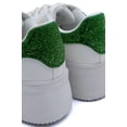 thumbnail image 3 of Tenis Sneakers con brillos Casual para Mujer Berness Dia Green, 3 of 4