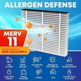 thumbnail image 5 of FilterLux Replacement Filters campatibel with AprilAire 213 - Replacement Filter 2 Pack MERV 11 Rated Air Filters, Furnace Filters, Air Conditioner Filter, AC Filters, HVAC Filter, 5 of 7