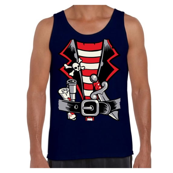 Awkward Styles Halloween T-Shirt Pirate Tank Tops for Men