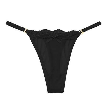 WELOIJEVBE Women s G String Thong Underwear Sexy Cheeky Low Rise  See Through Exotic Lingerie for Ladies  Womens Underwear Valentines Day