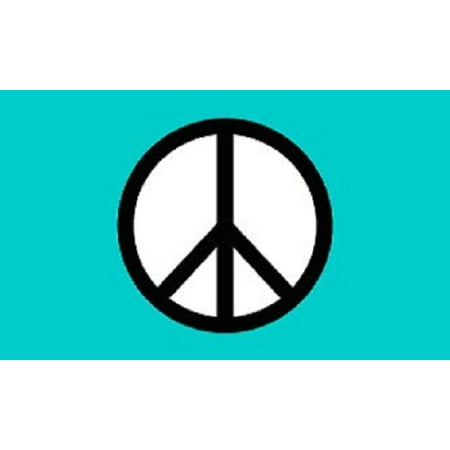 Peace Flag Peace Sign Symbol Banner Hippie 3x5 Foot Indoor Outdoor New