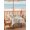 Tan, White, Sand, variant on Outdoor Tablecloth with Umbrella Hole & Zipper, Grey Palm Trees Rectangle Tablecloth 60x84 Inch, Vintage Tropical Summer Botancial Patio Table Cover Waterproof Table Cloth for Picnic/Party