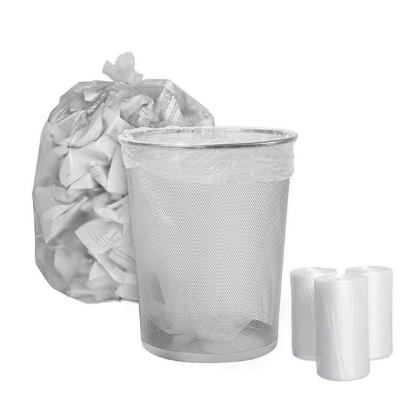 Pack of 50 Garbage Can Liners 33 x 39. Low Density Clear Trash Liners