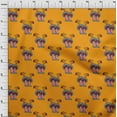 thumbnail image 3 of oneOone Viscose Chiffon Fabric Bird & Mushroom Block Printed Craft Fabric BTY 42 Inch Wide, 3 of 4