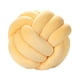 thumbnail image 2 of almohada de bola de nudo,Almohada de bola de nudo suave,almohada anudada de tiro redondo,Almohada de tiro Cojín Almohada de felpa Juguete de peluche,Sillas de cama de utilería de amarillo, 2 of 9