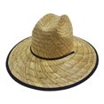 thumbnail image 4 of Sombrero de playa de paja de trigo Qarigey Unisex ajustable protección solar regalo para verano, 4 of 6