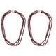 thumbnail image 1 of Gargantilla Con Collar De Suéter De Múltiples Filas De 2 Piezas - Collar De De Piedras Rondelle Con Rubíes Rojos Facetados, 1 of 7