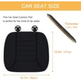 thumbnail image 3 of （1 PCS）Car Seat Cushion Pad for Car Driver Seat Office Chair Home Use Memory Foam Seat Cushion, 3 of 7