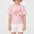 thumbnail image 4 of NIPAXO Girls Cartoon T-Shirt, Round Neck and Short Sleeve Cotton Shirts, 9-10Y, 4 of 6
