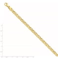 thumbnail image 2 of 14K Yellow Gold chain Men's Fancy 9 in 6.1 mm 6.1mm Hand-polished Link Bracelet, 2 of 2