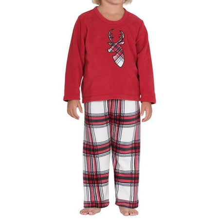 

Viworld Christmas Family Matching Clothes Deer Print Family Christmas Pajamas Set Adult Kid Girl Sleepwear Nightwear Homewear
