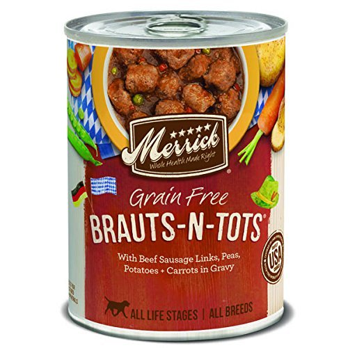 Merrick Classic GrainFree Brautsntots Recipe Canned Dog Food, 12.7 Oz (Case of 12) Walmart