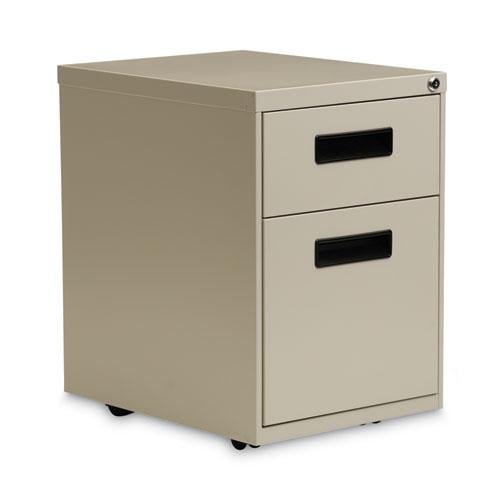 Alera 2 Drawers Vertical Lockable Filing Cabinet, Putty