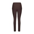 thumbnail image 6 of Sngxgn Womens Stretchy High Waist Yoga Leggings(Coffee,L), 6 of 7