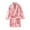 Hot Pink, variant on WOYY Toddler Girls Hooded Warm Flannel Bathrobe Cute Cartoon Nightrobe Sleepwear Robe
