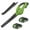 Green, variant on Leaf Blower, 20V Cordless Leaf Blower with 2 X 2.0 Ah Battery & Charger, Electric Leaf Blower for Lawn Care, 2 Speed Mode, 320CFM 165MPH Battery Powered Leaf Blower for Patio, Garden Cleaning