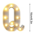 thumbnail image 2 of LED Letter Lights Sign Letters Light Up Letters Sign for Night Light Wedding Birthday Party Battery Powered for Christmas Lamp Home Bar Birthday Party Wedding Children's Room, 2 of 6