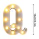 thumbnail image 2 of Fasiaou LED Marquee Letter Lights Sign, Light Up Alphabet Letter for Home Party Wedding Decoration Q, 2 of 6