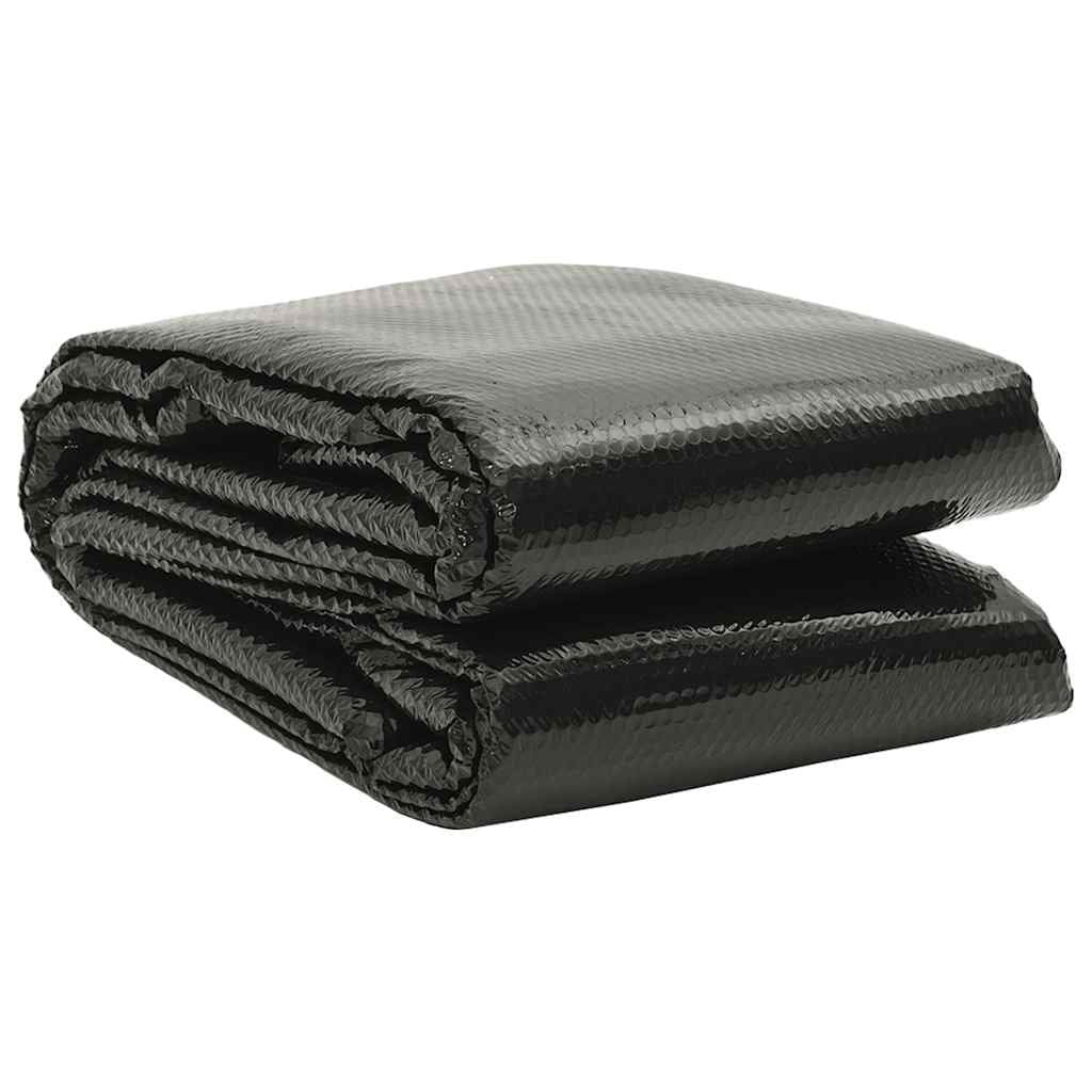 vidaXL Couverture de Piscine Noire 400x200 cm PE