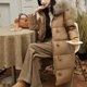 thumbnail image 3 of Chaqueta de invierno de plumón para mujer, abrigos acolchados con capucha, abrigos coreanos de botones sólidos, abrigos de piel grande, abrigos gruesos y cálidos para mujer, 3 of 5