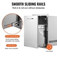 thumbnail image 6 of VEVOR 16Wx22Hx16D Propane Tank Drawer Stainless Steel Pull Out Trash Drawer with Handle, 6 of 12