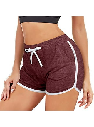  ZERDOCEAN Women's Plus Size Fitness Running Sports Shorts Gym  Athletic Shorts Drawstring Waist with Side Pockets Black 1X : Clothing,  Shoes & Jewelry