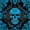 Black Cyan, variant on Erosebridal Retro Western Skull Twin Bedding, Mandala Damask Bedding Comforter Set, Black Brown, Black Reversible, 7pcs