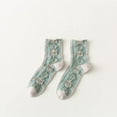 thumbnail image 4 of CoCozhu 5 Pairs Women's Warm Socks Kawaii Floral Socks Cutecore Cotton Socks Y2K Pretty Vintage Embroidered Socks, 4 of 7